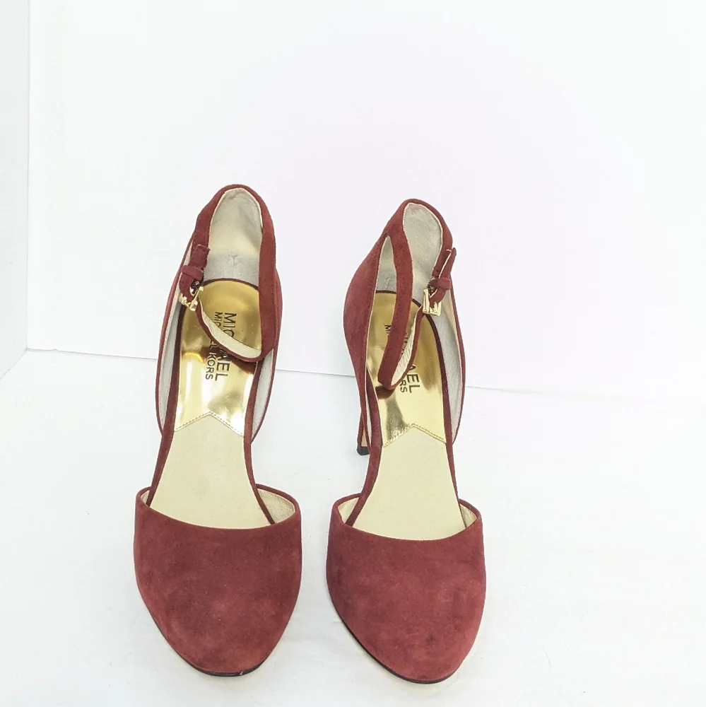 Michael kors suede heels